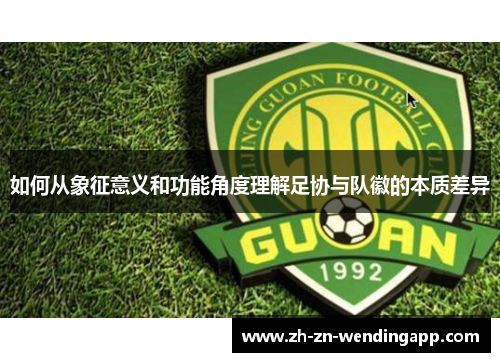 如何从象征意义和功能角度理解足协与队徽的本质差异 如何从象征意义和功能角度理解足协与队徽的本质差异