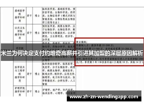 米兰为何决定支付约维奇高薪并引进其加盟的深层原因解析